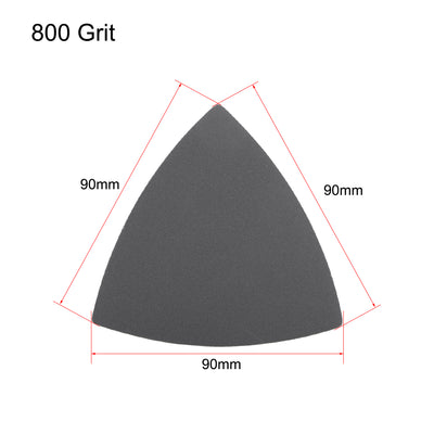 Harfington Triangle Detail Sander Sandpaper Hook and Loop Pads Tool