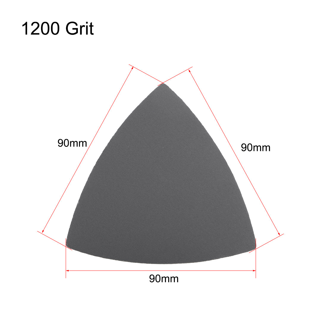 Harfington Triangle Detail Sander Sandpaper Hook and Loop Pads