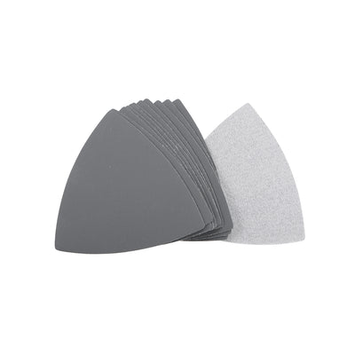 Harfington Triangle Detail Sander Sandpaper Hook and Loop 3-1/2 Inch 2500 Grit 12 Pcs