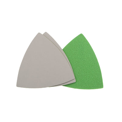 Harfington Triangle Detail Sander Sandpaper Hook and Loop 3-1/2 Inch 3000 Grit 3 Pcs