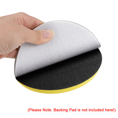 Harfington 4-Inch Sanding Sponge Hook and Loop Zirconium Corundum 800-1000 Grit 5 Pcs