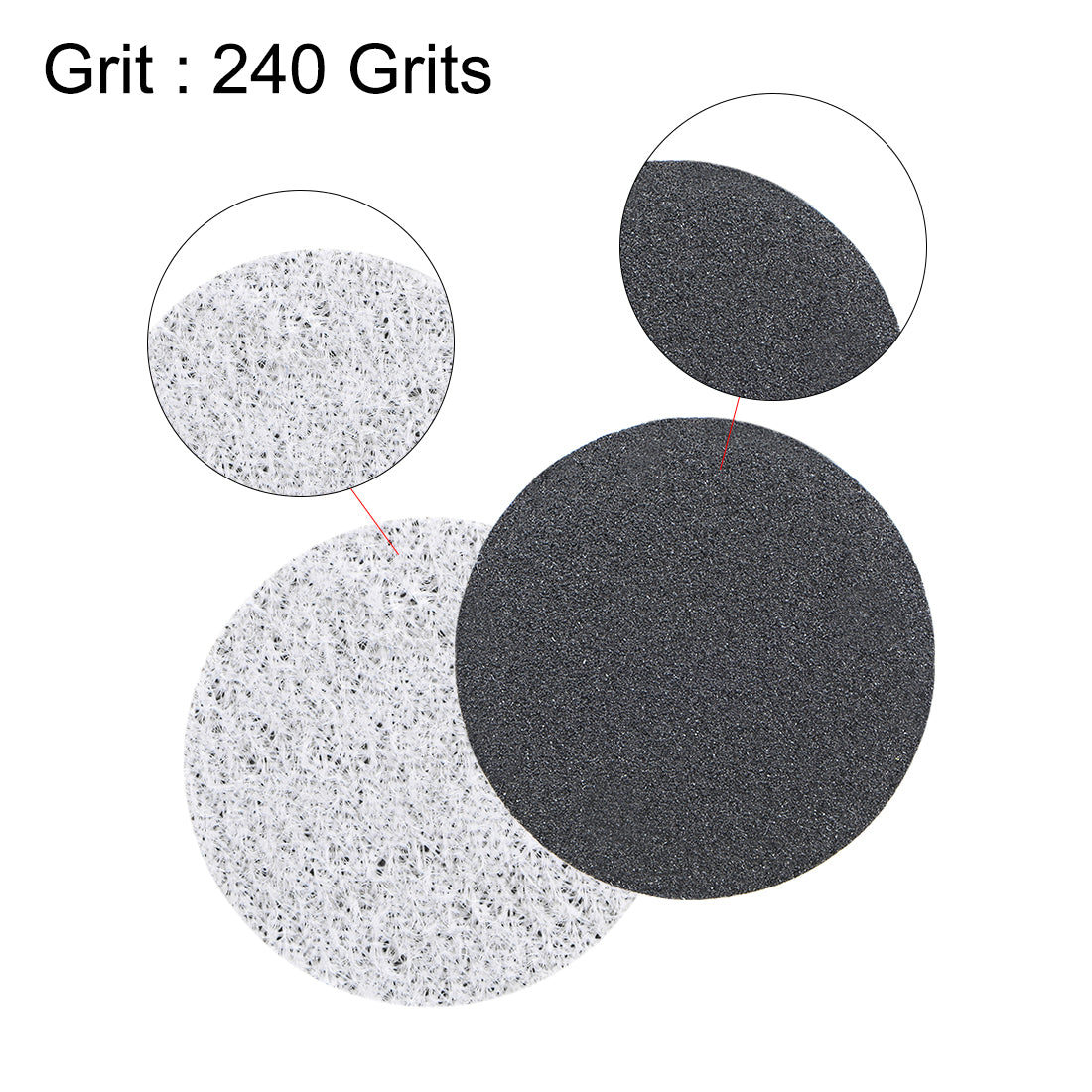 Harfington Hook and Loop Sanding Disc Tool Wet Dry Silicon Carbide Pad