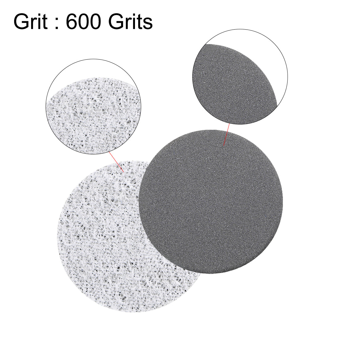 Harfington Hook and Loop Sanding Disc Tool Wet Dry Silicon Carbide Pad