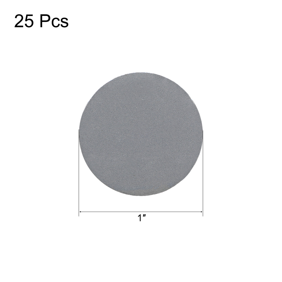 Harfington 1-Inch Hook and Loop Sanding Disc Wet / Dry Silicon Carbide 2000 Grit 25 Pcs