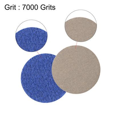 Harfington 1-Inch Hook and Loop Sanding Disc Wet / Dry Silicon Carbide 7000 Grit 25 Pcs