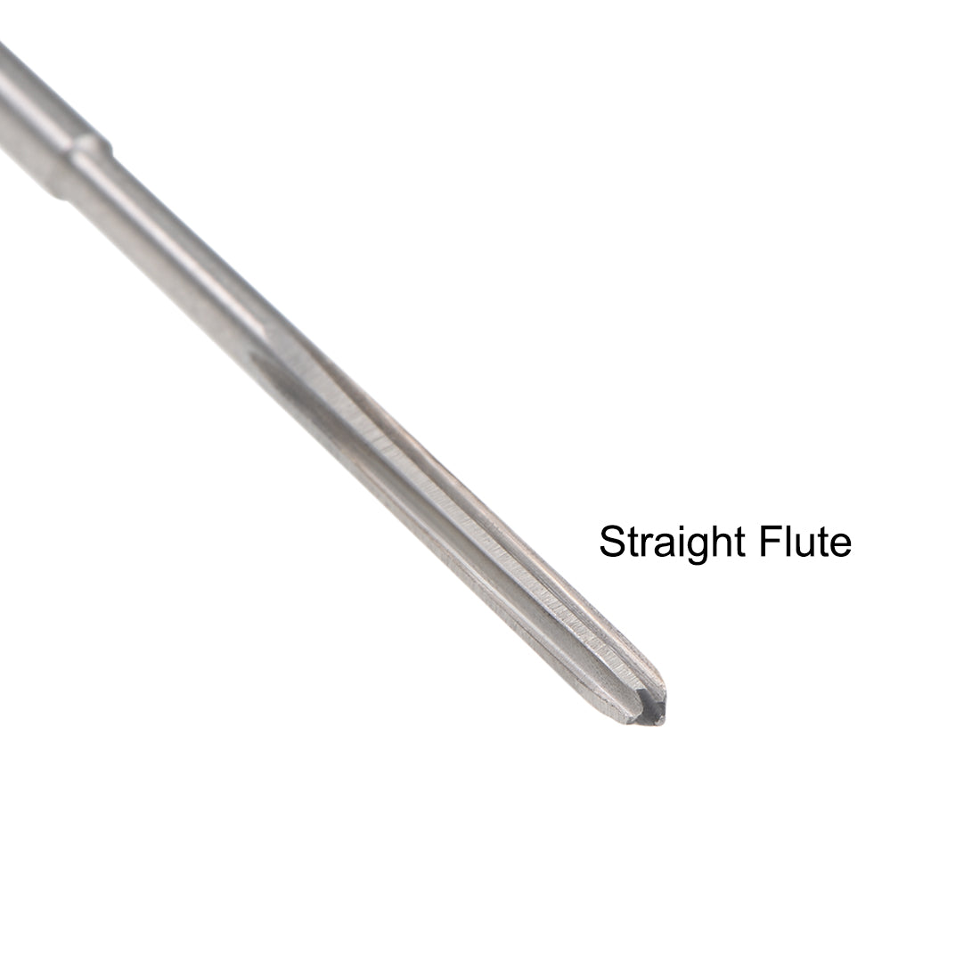 Harfington HSS M35 Round Shank Straight Flutes Machine Cutter Chucking Reamer 2 Pcs