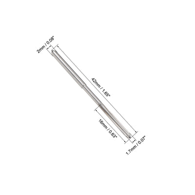 Harfington HSS M35 Round Shank Straight Flutes Machine Cutter Chucking Reamer 2 Pcs