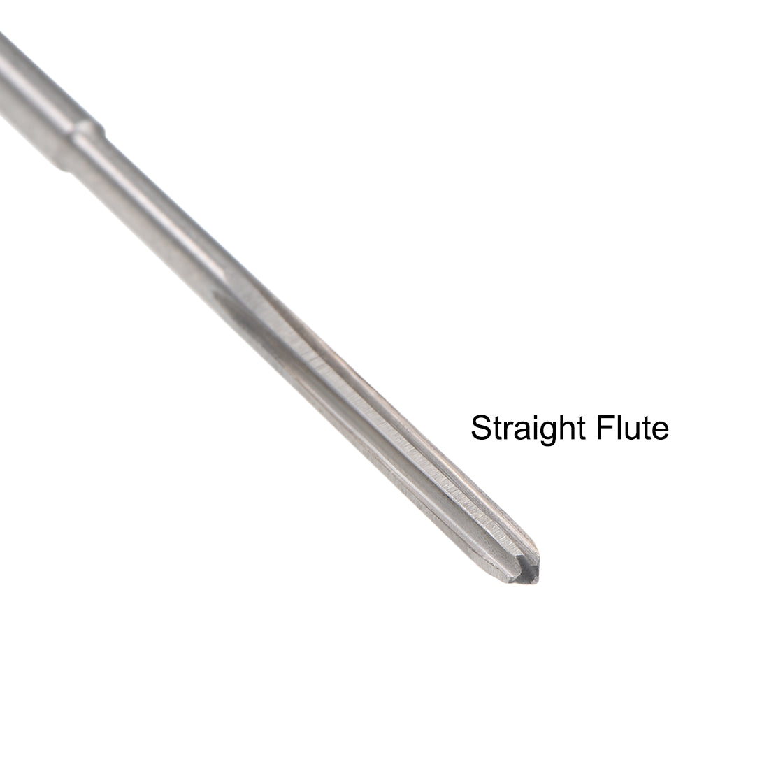 Harfington HSS M35 Round Shank Straight Flutes Machine Cutter Chucking Reamer 2 Pcs