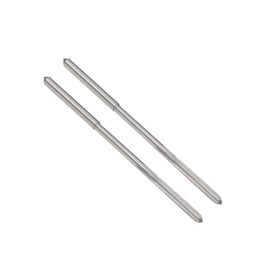 Harfington HSS M35 Round Shank Straight Flutes Machine Cutter Chucking Reamer 2 Pcs