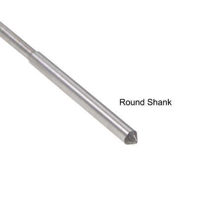 Harfington HSS M35 Round Shank Straight Flutes Machine Cutter Chucking Reamer 2 Pcs