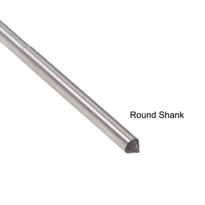 Harfington HSS M35 Round Shank Straight Flutes Machine Cutter Chucking Reamer 2 Pcs