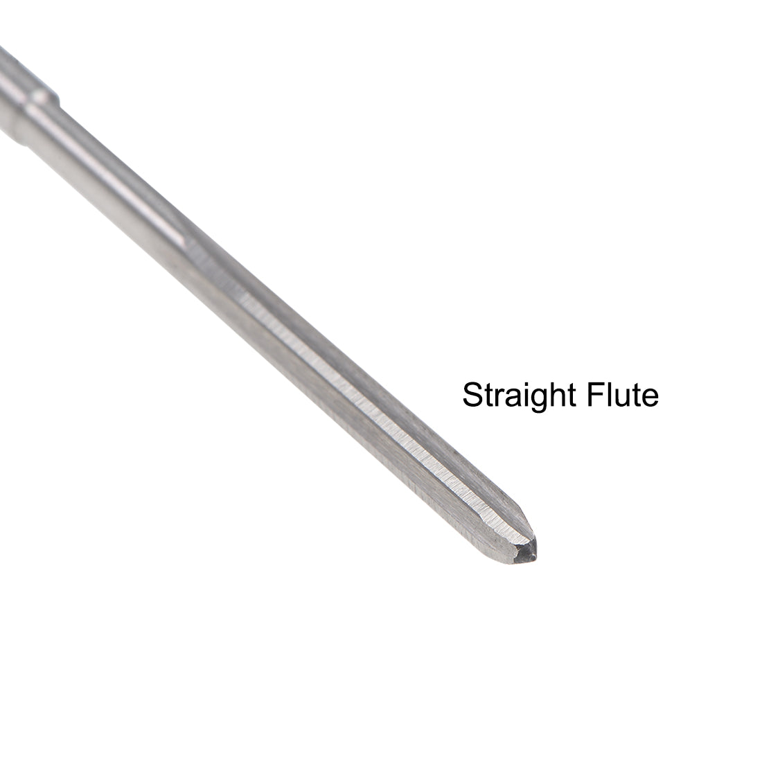 Harfington HSS M35 Round Shank Straight Flutes Machine Cutter Chucking Reamer 2 Pcs