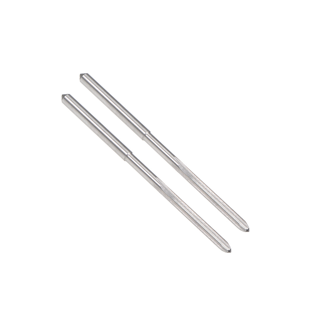 Harfington HSS M35 Round Shank Straight Flutes Machine Cutter Chucking Reamer 2 Pcs