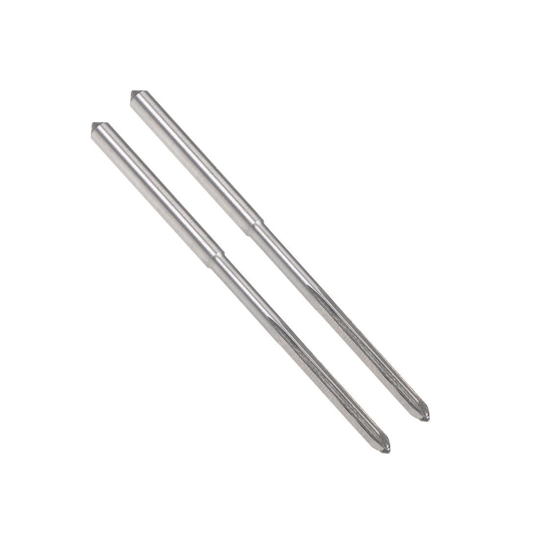 Harfington HSS M35 Round Shank Straight Flutes Machine Cutter Chucking Reamer 2 Pcs