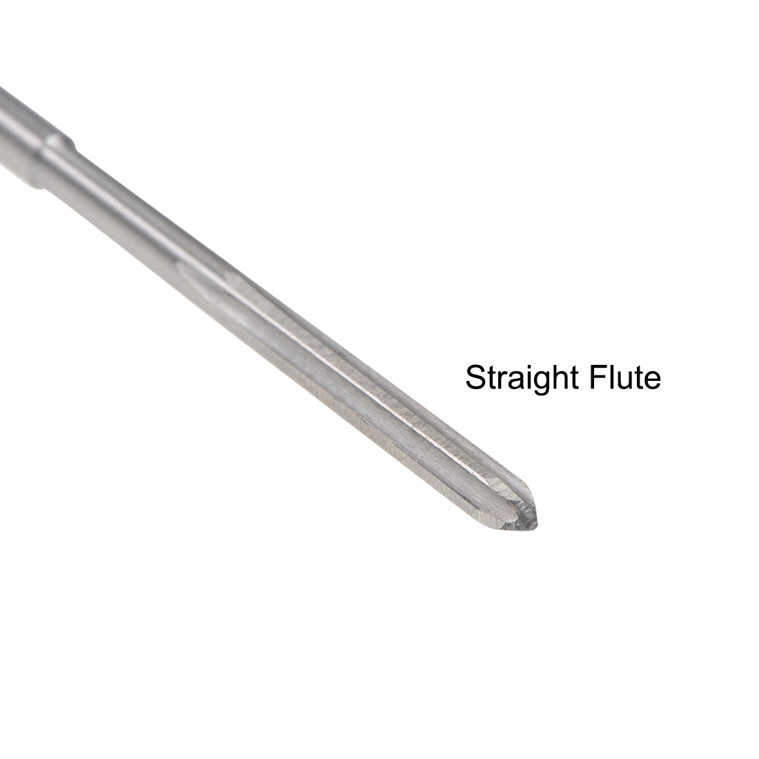 Harfington HSS M35 Round Shank Straight Flutes Machine Cutter Chucking Reamer 2 Pcs