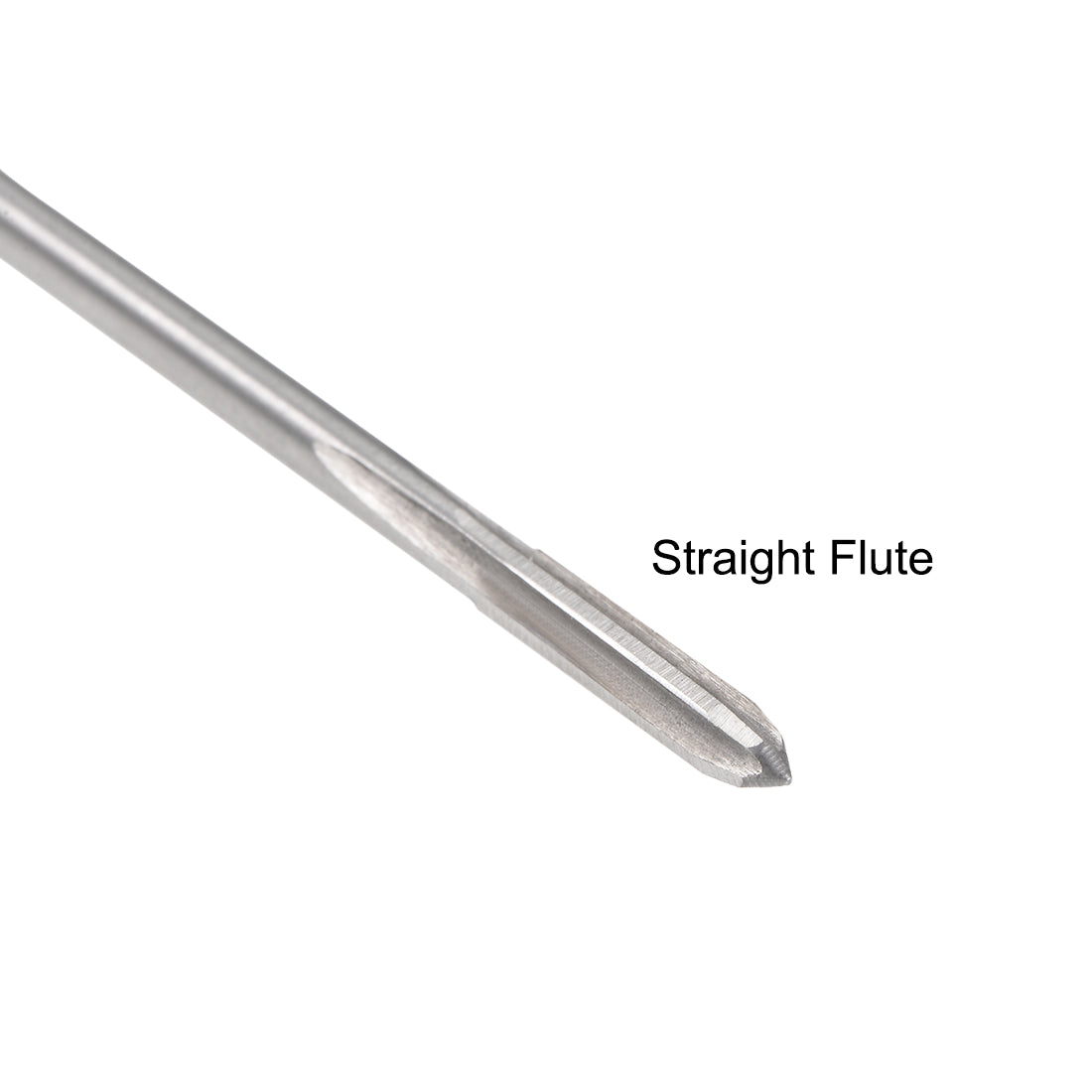 Harfington HSS M35 Round Shank Straight Flutes Machine Cutter Chucking Reamer 2 Pcs