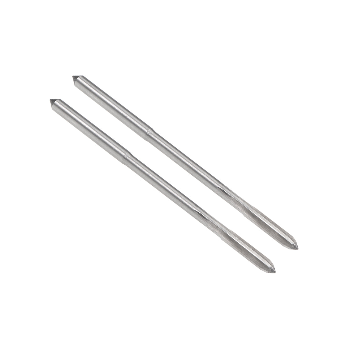 Harfington HSS M35 Round Shank Straight Flutes Machine Cutter Chucking Reamer 2 Pcs