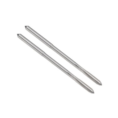 Harfington HSS M35 Round Shank Straight Flutes Machine Cutter Chucking Reamer 2 Pcs