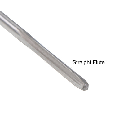 Harfington Round Shank Straight Flutes Machine Cutter Chucking Reamer