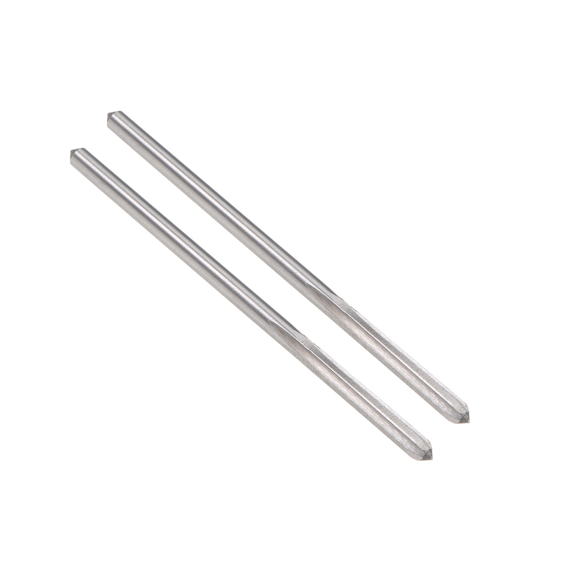 Harfington HSS M35 Round Shank Straight Flutes Machine Cutter Chucking Reamer 2 Pcs