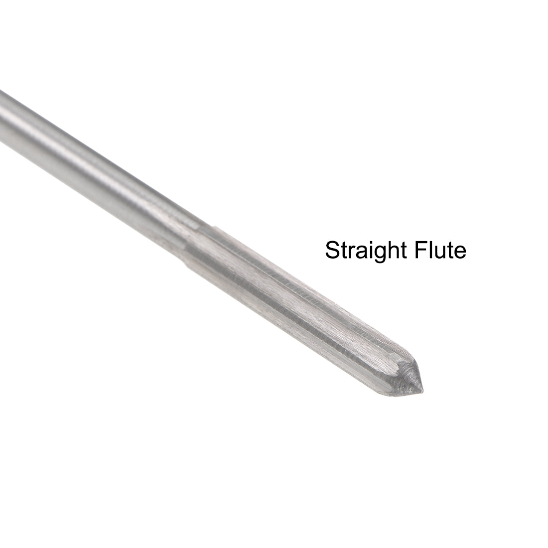 Harfington Round Shank Straight Flutes Machine Cutter Chucking Reamer 2 Pcs