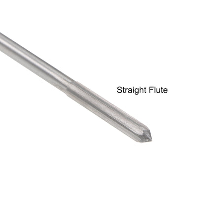 Harfington Round Shank Straight Flutes Machine Cutter Chucking Reamer 2 Pcs