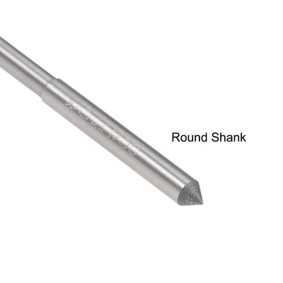 Harfington Round Shank Straight Flutes Machine Cutter Chucking Reamer 2 Pcs