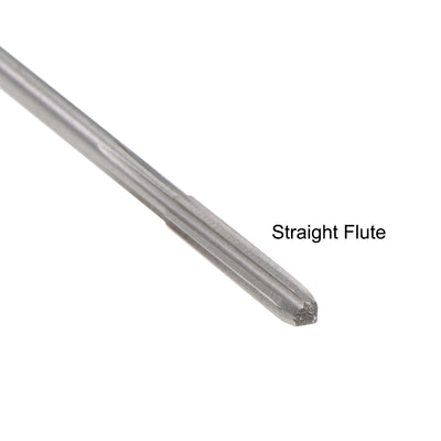 Harfington Round Shank Straight Flutes Machine Cutter Chucking Reamer 2 Pcs