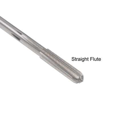 Harfington Round Shank Straight Flutes Machine Cutter Chucking Reamer 2 Pcs