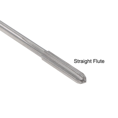 Harfington Round Shank Straight Flutes Machine Cutter Chucking Reamer 2 Pcs