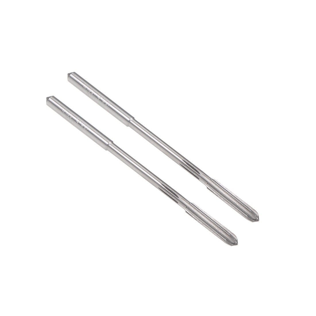 Harfington Round Shank Straight Flutes Machine Cutter Chucking Reamer 2 Pcs