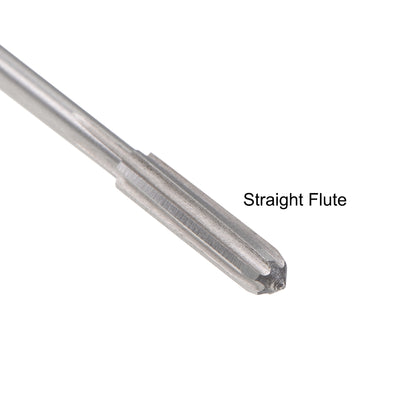 Harfington HSS M35 Round Shank Straight Flutes Machine Chucking Reamer