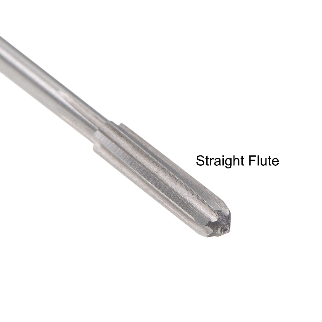 Harfington Round Shank Straight Flutes Machine Cutter Chucking Reamer 2 Pcs