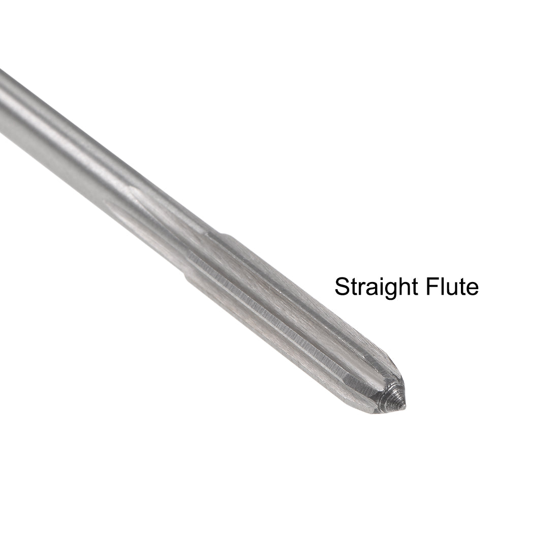 Harfington Round Shank Straight Flutes Machine Cutter Chucking Reamer 2 Pcs