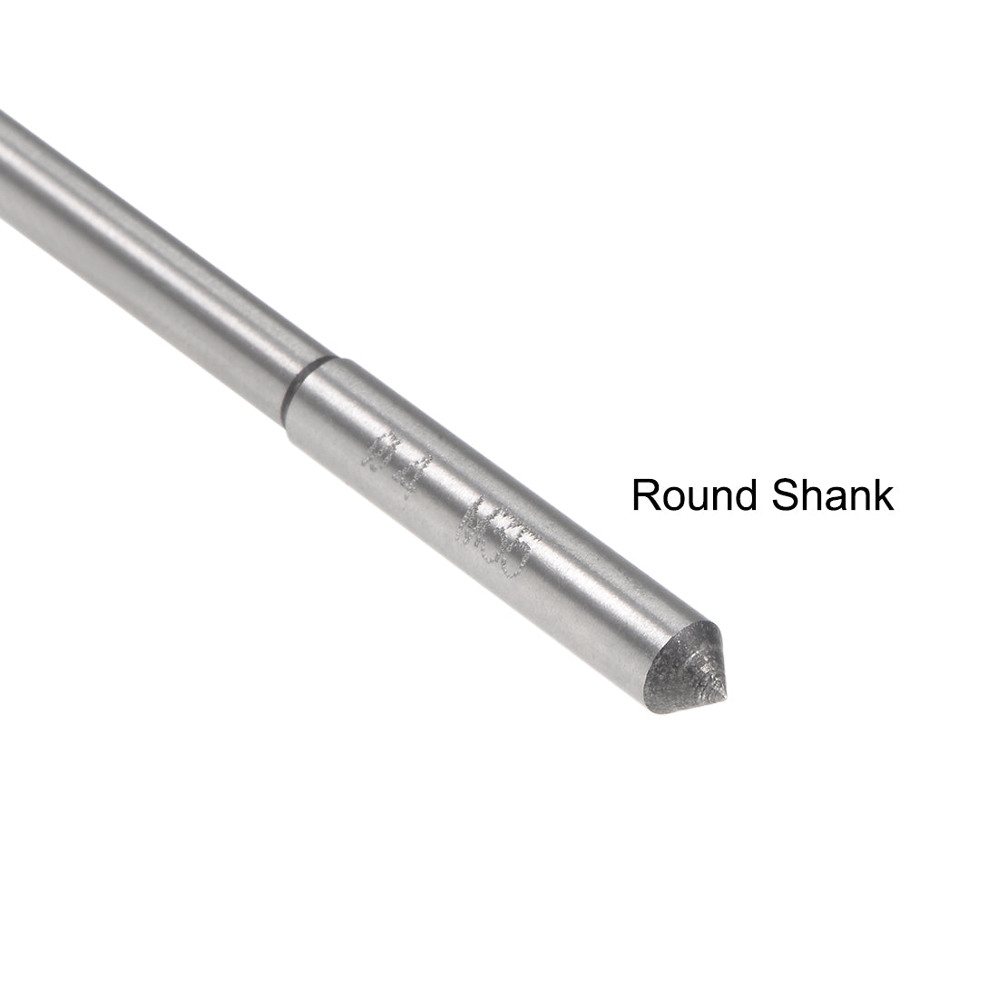 Harfington Round Shank Straight Flutes Machine Cutter Chucking Reamer 2 Pcs