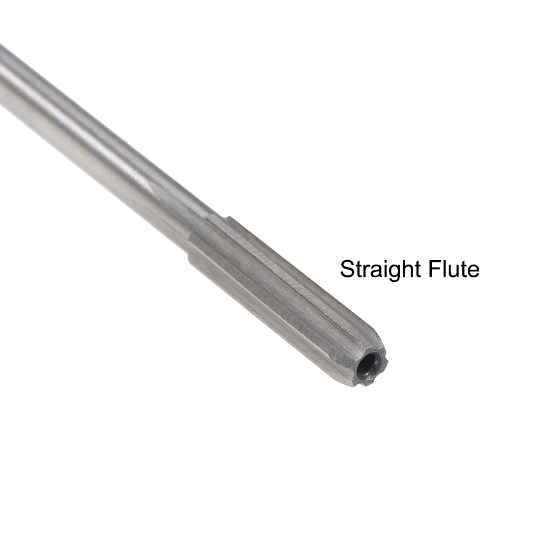 Harfington HSS M35 Round Shank 6 Straight Flutes Machine Cutter Chucking Reamer 2 Pcs