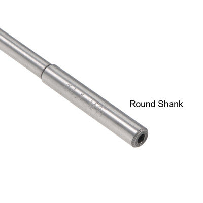 Harfington HSS M35 Round Shank 6 Straight Flutes Machine Cutter Chucking Reamer 2 Pcs