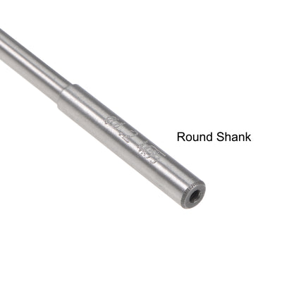 Harfington HSS M35 Round Shank 6 Straight Flutes Machine Cutter Chucking Reamer 2 Pcs