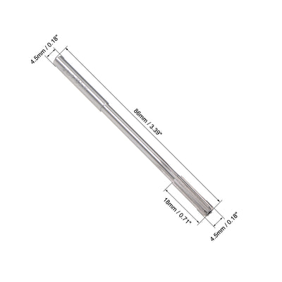 Harfington Round Shank 6 Straight Flutes Machine Cutter Chucking Reamer