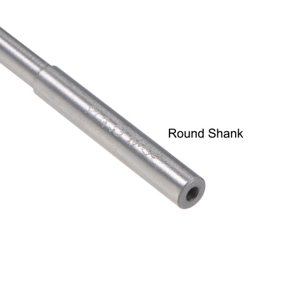 Harfington HSS M35 Round Shank 6 Straight Flutes Machine Cutter Chucking Reamer 2 Pcs