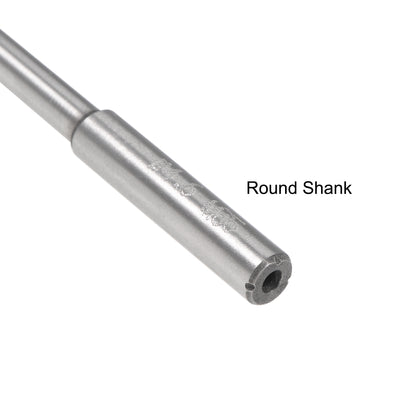 Harfington HSS M35 Round Shank 6 Straight Flutes Machine Cutter Chucking Reamer 2 Pcs