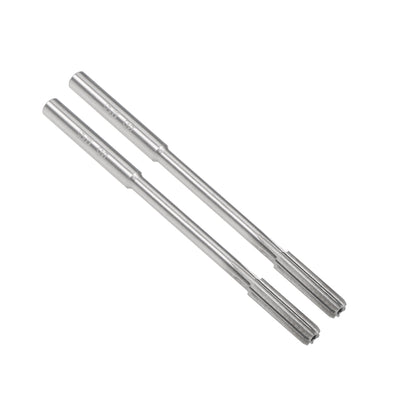 Harfington HSS M35 Straight Flutes Machine Cutter Chucking Reamer 2 Pcs