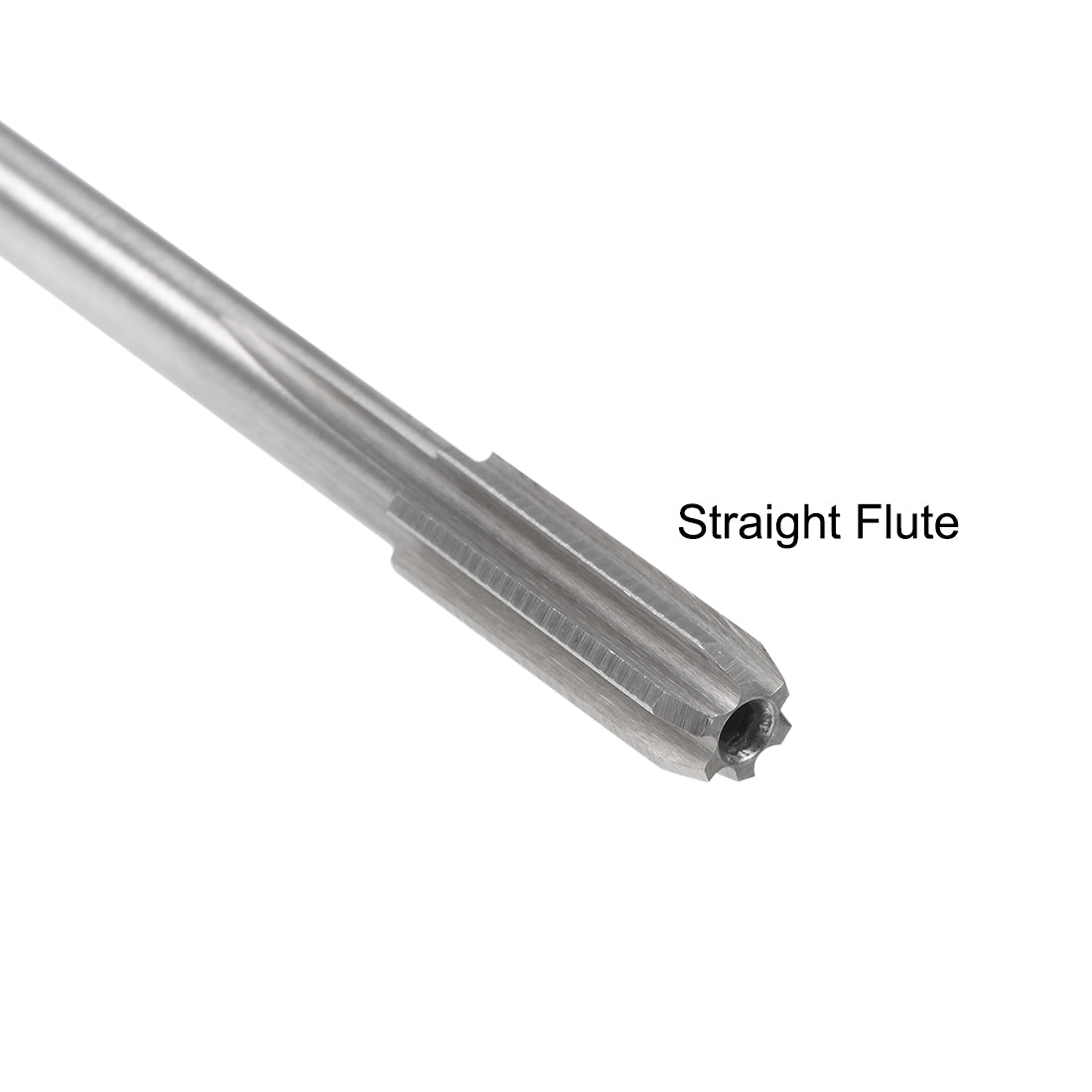 Harfington HSS M35 Straight Flutes Machine Cutter Chucking Reamer 2 Pcs