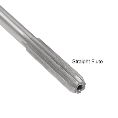 Harfington HSS M35 Round Shank Straight Flutes Machine Cutter Chucking Reamer