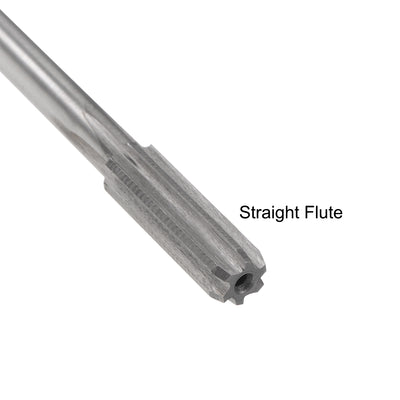 Harfington HSS M35 Round Shank Straight Flutes Machine Cutter Chucking Reamer