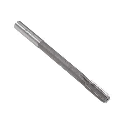 Harfington 6.7mm HSS M35 Round Shank 6 Straight Flutes Machine Cutter Chucking Reamer