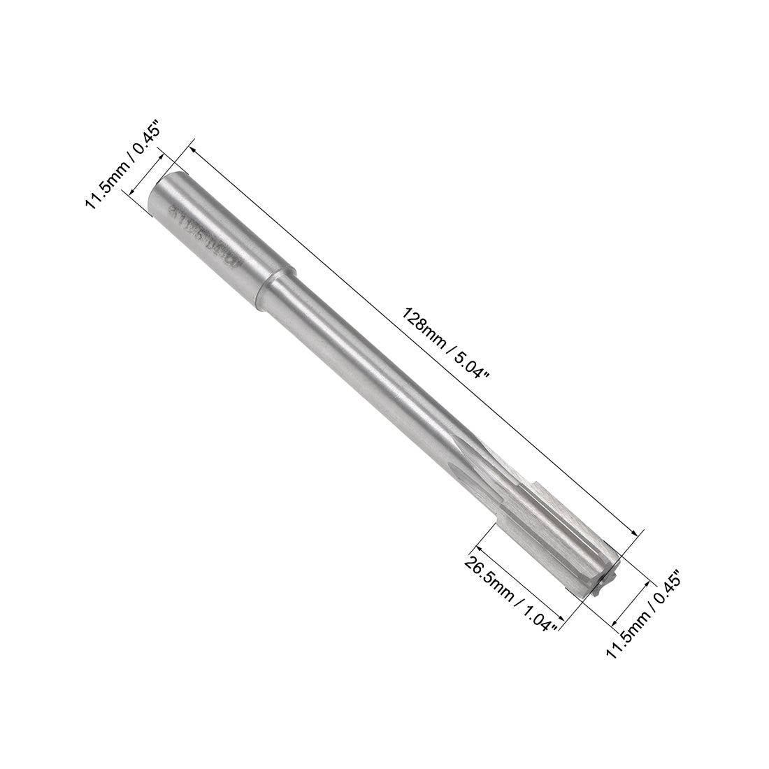 Harfington HSS M35 Round Shank Straight Flutes Machine Cutter Chucking