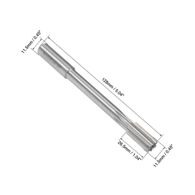 Harfington HSS M35 Round Shank Straight Flutes Machine Cutter Chucking