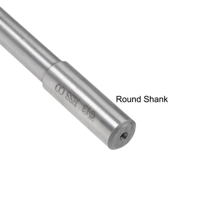 Harfington HSS M35 Round Shank Straight Flutes Machine Cutter Chucking