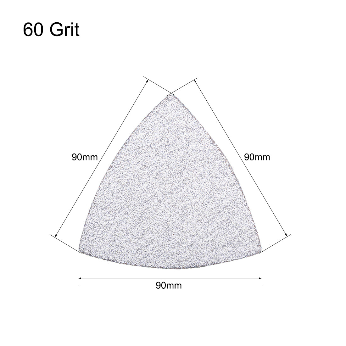 Harfington Sander Sandpaper Triangular Sanding Paper Hook and Loop Sanding Pads